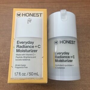 Honest Beauty Everyday Radiance Vitamin C Moisturizer Improved Skin Tone 1.7 oz